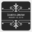 Search for fancy wedding stickers Modern