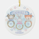 Search for animals christmas tree decorations Baby boys first christmas