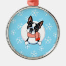 Search for boston terrier holiday christmas decor Puppy