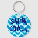 Search for swimming coach key rings Swimmer