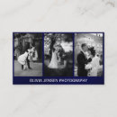 Search for three business cards Photo collage