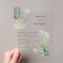 Search for tropical suite wedding invitations Palm leaves