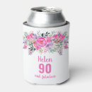 Search for 90th birthday can coolers Pink