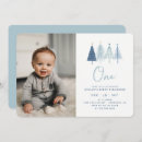 Search for trees birthday invitations Winter onederland