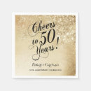 Search for 50th anniversary napkins Elegant
