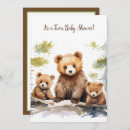 Search for twin pregnancy announcement postcards Bear