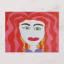 Search for abstract drawing postcards Woman