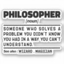 Search for logical stickers Philosopher