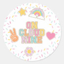 Search for rainbow cloud stickers Pink