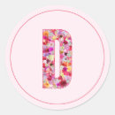 Search for alphabet d stickers Flowers