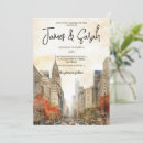 Search for nyc skyline wedding invitations Couple