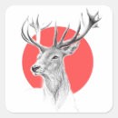 Search for red stag stickers Buck