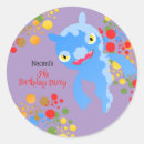 Search for little monsters stickers Party