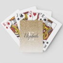 Search for glitter playing cards Chic