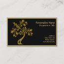 Search for the tree of life business cards Elegant