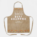 Search for worlds best grandma aprons Floral