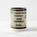Search for 45th birthday mugs For him