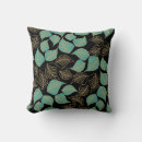 Search for teal leaves cushions Black