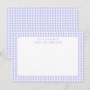 Search for baby note cards Gingham