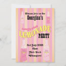 Search for pink lemonade invitations Pink and yellow
