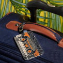 Search for cassette tape luggage tags Vintage