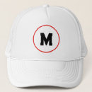 Search for initials hats Black