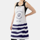 Search for nautical chef aprons Stripes