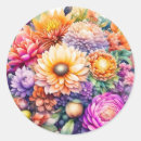 Search for floral beauty stickers Watercolor