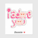 Search for i adore you stickers For her
