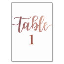 Search for rose gold table cards Elegant