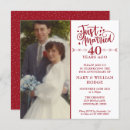 Search for 40th wedding anniversary invitations Vow renewal