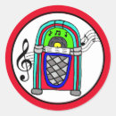 Search for 1950s music stickers Retro