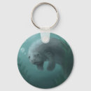 Search for manatee round key rings Dugong