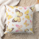 Search for pink butterfly cushions Watercolor