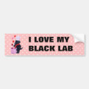 Search for black lab bumper stickers Cute