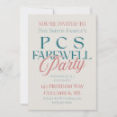 Search for navy farewell party invitations Moving