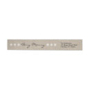 Search for burlap and lace return address labels Winter