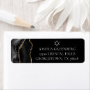 Search for jewish star return address labels Elegant