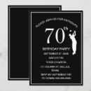 Search for dad birthday invitations Golfer