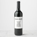 Search for wedding table numbers bottle labels Elegant