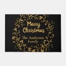 Search for merry christmas doormats Black