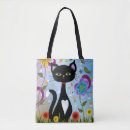 Search for abstract cat tote bags Cute