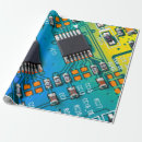 Search for computer wrapping paper Closeup