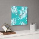 Search for acrylic clocks Turquoise