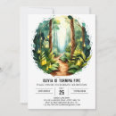 Search for enchanted forest birthday invitations Woodland