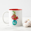 Search for red berry mugs Red and white