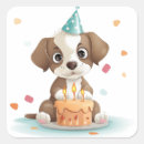 Search for fun cute happy birthday stickers Dog