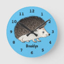 Search for hedgehog clocks Cute