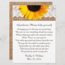 Search for burlap and sunflower wedding invitations Chic