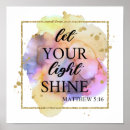 Search for let your light shine posters Scripture